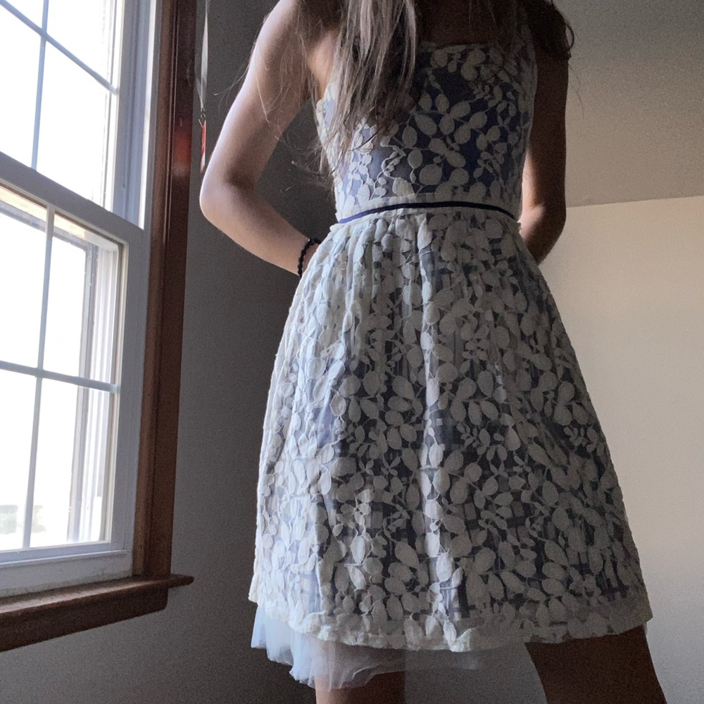 Blue dress